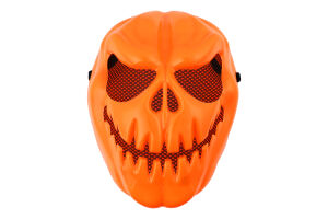 Маска д/хелловіну Гарбуз пластик 23*17см