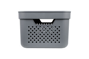 Корзина Simple 15л сірий матовий Алеана