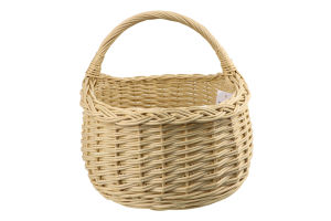 Кошик пасхальний Білий з косою 31*24*13см Молнар