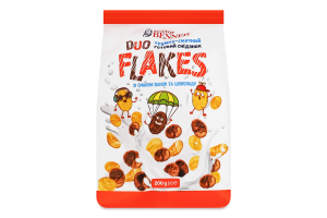 Хлопья кукурузные со вкусом ванили и шоколада Duo Doctor Benner м/у 200г