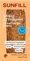 Хлебцы с грибами и семенами льна SunFill к/у 100г