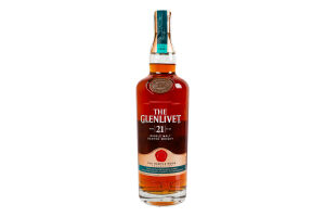 Віскі 700мл 43% шотландське односолодове 21 рік The Glenlivet к/у