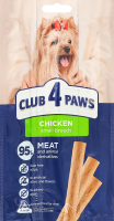 Корм дополнительный для взрослых собак мелких пород Курица Мясная палочка Премиум Club 4 Paws м/у 3х12г