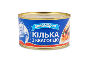 Кілька Аквамарин обсмажені з квасолею у томат.соусі 230г х36