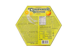 Цукерки Сонячний віночок Лимон 430г Бісквіт-шоколад