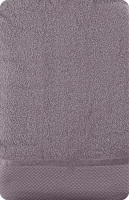 Рушник темно-сірий махровий 100*150см 360г/м2 Aisha