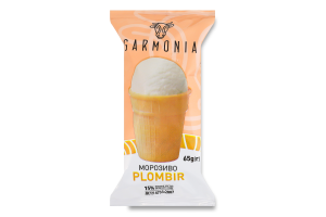 Морозиво 15% пломбір у вафельному стаканчику Garmonia м/у 65г