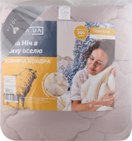 Одеяло шерстяное всесезонное 330г/м² 175х210см №241646 Ideia 1шт