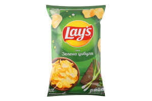 Чипсы картофельные Зеленый лук Lay's м/у 120г