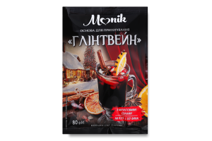Концентрат напитка основа для приготовления Глинтвейн Monik м/у 80г