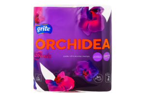 Рушники паперові Grite Orchidea Gold 2 рул