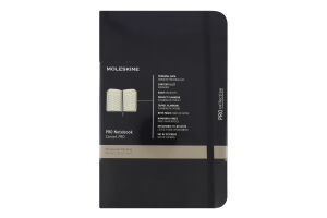 Записник Moleskine PRO м'який середній чорний