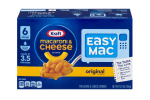 Kraft Macaroni & Cheese Dinner Original - 6 CT