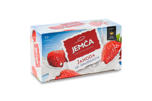 Чай фруктовый Jemca Клубника со сливками