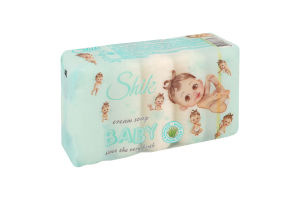 Крем-мыло для детей от рождения туалетное с экстрактом алоэ Детское Shik 5х70г