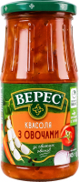 Квасоля з овочами стерилізована Верес с/б 445г