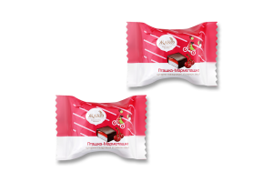 Цукерки глазуровані зі смаком вишні Пташка-Мармелашка Жако кг