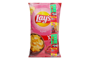 Чипсы картофельные Краб Lay's м/у 170г