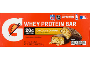Gatorade Whey Protein Bar Chocolate Caramel - 12 CT