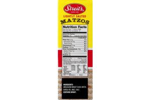 Streit's Matzos Lightly Salted
