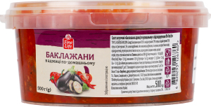 Салат закусочный с подсластителями Баклажаны в аджике по-домашнему Fine Life ведро 500г