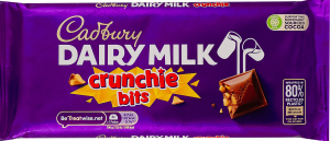 Шоколад молочний Cadbury з хрусткою карамеллю