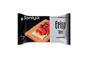 Печенье затяжное со льном Хруст Crisp Toniya м/у 95г