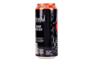 Напій енергетичний Venom Fruit Punch з/б