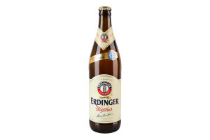 Пиво 0.5л 5.3% світле фільтроване солодове паcтеризоване Weissbier Erdinger пл