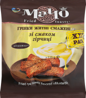 Гренки ржаные жареные со вкусом горчицы Мачо м/у 110г