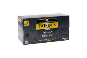 Чай чорний Принц Уельский Twinings к/у 25х2г