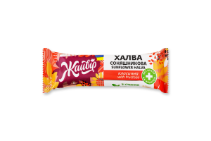 Халва подсолнечная на фруктозе со стевией Классическая Жайвір м/у 58г