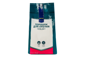 Порошок стиральный бесфосфатный для цветных тканей Color METRO PROFESSIONAL 5кг