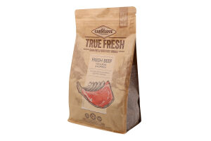 Корм д/собак Тру Фреш з яловичиною сухий 1,4кг Карнілав