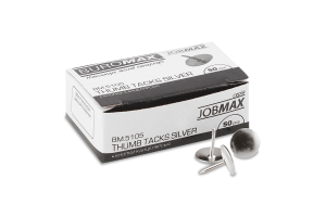 Кнопки Джобмакс нiкельовані 50шт BM.5105 Буромакс