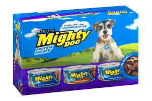 Purina Might Dog Protein Packed Dog Food Variety Pack - 12 PK