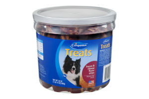 Companion Treats For Dogs Bacon & Cheese Flavor Strips