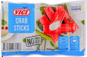 Палочки крабовые замороженные Vici в/у 200г