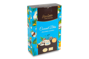 Конфеты шоколадные натуральные ручной работы Кокосовое наслаждение MonLasa к/у 100г