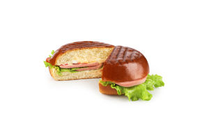 Бріош з вареною ковбасою 210г