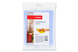 Салфетки вискозные 30х34см Marka Promo 3шт