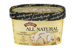 Turkey Hill All Natural Ice Cream Vanilla Peanut Butter
