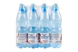 Вода минеральная негазированная природная столовая гидрокарбонатная кальциевая Спорт Карпатська джерельна п/бут 0.5л