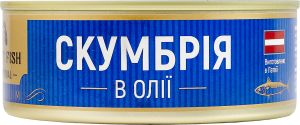 Скумбрія в олії стерилізована Premium Craft Fish з/б 240г