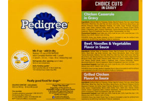 Pedigree Choice Cuts in Gravy Dog Food Variety Pack - 18 PK