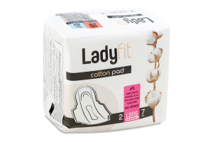 Прокладки гігієничні Ladyfit Cotton Long №2