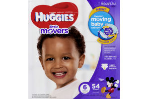 Huggies Little Movers Diapers 6 - 54 CT
