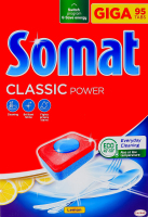Средство для мытья посуды в посудомоечных машинах в таблетках Lemon Classic power Somat 95шт