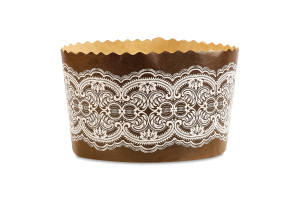 Форма для выпекания для изделий из теста бумажная 130х85мм Кружево ТОВ РКСП 1шт