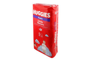 Трусики-подгузники для мальчиков 12-17кг 5 Little Movers Pants Huggies 48шт